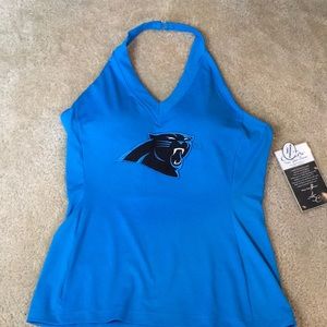 All Sports Couture Carolina Panthers Halter Jersey